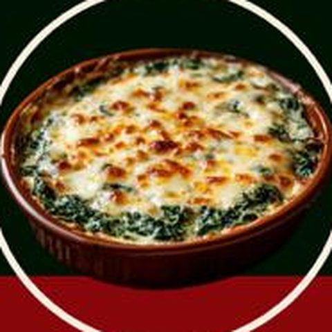 Cheesy Baked Spinach