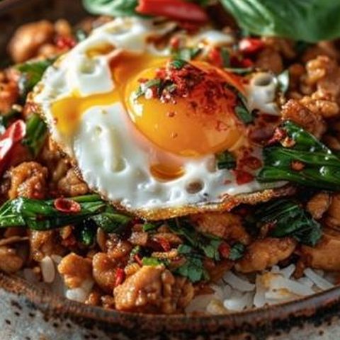 Pad Kra Pao – Chicken